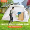 VEVOR Portable Paint Booth, Larger Spray Paint Tent with Built-in Floor & Mesh Screen & Windproof Hooks, Painting Tent Station for Furniture DIY Hobby Tool, 7.5×5.2×5.2ft Spray Paint Shelter(L120*w84*h72inch)