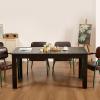 VEVOR Rectangle Dining Table, 63 inch Length Large Wood Tables for 4-6 Person, Modern Dinner Furniture, Conference Desk Supporting for 330LBS, for Home Kitchen Living Room, Black(Only Table)
