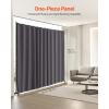 VEVOR Room Divider, Portable Panel Room Divider with Wheels Curtain Divider Stand, Freestanding Room Divider Privacy Screen for Office, Bedroom, Dining Room, Study, Brown(Grey)