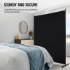 VEVOR Room Divider, Single Panel Room Divider, 6FT Privacy Screen Indoor, Partition Divider for Room Separation, Freestanding Room Divider Panel for Office, Bedroom, Black(Black)