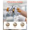 VEVOR Siphon Feed Spray Gun, High Atomization Air Paint Spray Gun, 1000cc Automotive Paint Sprayer with 1.8 mm Nozzle, Adjustable Flow Rate & Air Volume for Car, Furniture, Wall, House Painting(HVLP -1.3/1.4/1.7mm)
