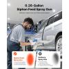 VEVOR Siphon Feed Spray Gun, High Atomization Air Paint Spray Gun, 1000cc Automotive Paint Sprayer with 1.8 mm Nozzle, Adjustable Flow Rate & Air Volume for Car, Furniture, Wall, House Painting(Siphon -1.8 mm)