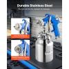 VEVOR Siphon Feed Spray Gun, High Atomization Air Paint Spray Gun, 1000cc Automotive Paint Sprayer with 1.8 mm Nozzle, Adjustable Flow Rate & Air Volume for Car, Furniture, Wall, House Painting(Siphon -1.8 mm)