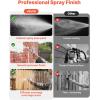 VEVOR Spray Paint Pressure Pot, 0.5 Gal/2 L Pressure Pot Paint Sprayer, φ1.8mm + φ3mm Two Spray Guns Central Pneumatic Sprays Gun with Two 9.8 FT/3 m Hoses for Furniture, Car, Fence, Max 45 Psi(2L-Pneumatic)