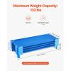 VEVOR Stackable Kiddie Cot, 6 Pack Portable Toddler Nap Cots, Standard Size 52″ L x 23″ W Daycare Cots for Kids, Preschool Classroom Daycare Beds for Sleeping, Resting, Naptime, Blue(52″ L X 23″ W – 4pcs)