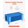 VEVOR Stackable Kiddie Cot, 6 Pack Portable Toddler Nap Cots, Standard Size 52″ L x 23″ W Daycare Cots for Kids, Preschool Classroom Daycare Beds for Sleeping, Resting, Naptime, Blue(40″ L X 23″ W – 6pcs)