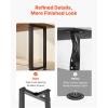 VEVOR Table Legs, 29.1″ H x 17.7″ W Square T Shape Steel Furniture Legs, Modular Design, Easy Assembly, 2204 lbs Max Load Heavy Duty, for Home Office Desk, Dinner Table, Workbenches, Set of 2, Black