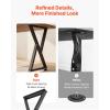 VEVOR Table Legs, 29.1″ H x 18.6″ W Steel Furniture Legs, Modular Design, Easy Assembly, 2204 lbs Max Load Heavy Duty, Z Shape for Home Office Desk DIY, Coffee Dinner Tables, Workbench,2 PCS, Black