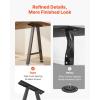 VEVOR Table Legs, 29.1″ H x 21.7″ W Trapezoid Steel Furniture Legs, Modular Design, Easy Assembly, 2204 lbs Max Load Heavy Duty, Ideal for Home Office Desk, Coffee Dinner Bar Tables,Set of 2, Black