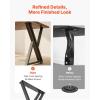 VEVOR Table Legs, 29.1″ H x 24″ W Steel Furniture Legs, 2204 lbs Max Load Heavy Duty, Easy Installation, Sturdy & Stable for Home Office Desk DIY, Coffee Dinner Bar Tables, Workbench,Set of 2, Black