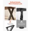 VEVOR Table Legs, 29.5″ H x 31.1″ W Steel Furniture Legs, Modular Design, Easy Assembly, 2204 lbs Max Load Heavy Duty, for Home Office Desk, Coffee Dinner Bar Tables, Workbench,2 PCS, X Frame, Black