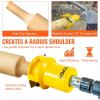 VEVOR Tenon Cutter, 1″/25.4mm & 1.5″/38mm & 2″/50.8mm, Premium Aluminum & Steel Log Furniture Cutter, with Dual Curved Blades & Button Screws Home Master Kit, Commercial Starter’s Tool for Home DIY(Curved Blade-1.0 &1.5 & 2.0in)