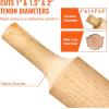 VEVOR Tenon Cutter, 1″/25.4mm & 1.5″/38mm & 2″/50.8mm, Premium Aluminum & Steel Log Furniture Cutter, with Dual Curved Blades & Button Screws Home Master Kit, Commercial Starter’s Tool for Home DIY(Curved Blade-1.0 &1.5 & 2.0in)