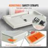 VEVOR Wall-Mounted Baby Changing Station, Horizontal Foldable Diaper Change Table with Safety Straps and Hanging Rods, Use in Commercial Bathrooms, Daycare Centers for Newborns & Infant(Wall-Mounted Diaper Changing Station)