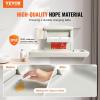 VEVOR Wall-Mounted Baby Changing Station, Horizontal Foldable Diaper Change Table with Safety Straps and Hanging Rods, Use in Commercial Bathrooms, Daycare Centers for Newborns & Infant(Wall-Mounted Diaper Changing Station)