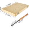 VEVOR Woodworking Lathe Chisel Set 8 Pieces HSS Steel Blades Wood Turning Tools Wooden Case for Storage for Carving Root Furniture One Free Chisel(8pcs)