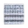 VEVOR 566 Pcs Bolts and Nuts Assortment Kit, Imperial Machine Screws and Flat Washers, Alloy Steel 1/4-20,5/16-18,3/8-16, for Furniture/Equipment/Vehicle Assembly, Galvanized White(2 250 PCS – Metric & Imperial)