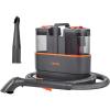 VEVOR Carpet Cleaner Machine, 50.72 oz Clean Water Tank & 27.05 oz Dirty Water Tank, Portable Upholstery Shampooer, 11.5Kpa Handheld Furniture Extractor, Spot and Stain Deep Cleaner for Rug Couch Car