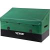 VEVOR Deck Box, 100 Gallon Outdoor Storage Box, 48.0″ x 21.5″ x 24.5″, Waterproof PP Deckbox with Aluminum Alloy Padlock, for Patio Furniture, Garden Tools, Outdoor Cushions, Gray(230gal)