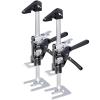 VEVOR Labor Saving Arm Jack, 2 PCS 220 lbs Bearing Capacity, Lifting up to 7.1″, Metal Hand Lifting Jack Tool with Magnetic Level, Adjustable Height, for Door, Window, Furniture, Woodworking, Silver(Xl-15inch)