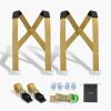 VEVOR Moving Straps, 2-Person Lifting and Moving System with 2 Harness Straps, 2 Load-Bearing & 1 Handheld, Adjustable Lifting Shoulder Move Furniture Appliances Mattresses