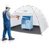 VEVOR Portable Paint Booth, Larger Spray Paint Tent with Built-in Floor & Mesh Screen & Windproof Hooks, Painting Tent Station for Furniture DIY Hobby Tool, 7.5×5.2×5.2ft Spray Paint Shelter(L120*W96*H72inch)