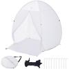 VEVOR Portable Paint Booth, Larger Spray Paint Tent with Built-in Floor & Mesh Screen & Windproof Hooks, Painting Tent Station for Furniture DIY Hobby Tool, 7.5×5.2×5.2ft Spray Paint Shelter(L60*w60*h70inch)