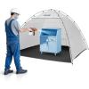 VEVOR Portable Paint Booth, Larger Spray Paint Tent with Built-in Floor & Mesh Screen & Windproof Hooks, Painting Tent Station for Furniture DIY Hobby Tool, 7.5×5.2×5.2ft Spray Paint Shelter(L120*W120*H75inch)