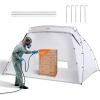 VEVOR Portable Paint Booth, Larger Spray Paint Tent with Built-in Floor & Mesh Screen & Windproof Hooks, Painting Tent Station for Furniture DIY Hobby Tool, 7.5×5.2×5.2ft Spray Paint Shelter(L120*w84*h72inch)