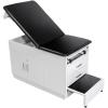 VEVOR Pro Medical Exam Table, Medical Examination Bed with Adjustable Backrest, Physical Therapy Exam Table with Locking Cabinet, 2 Drawers, Paper Roll Dispenser, Step Stool & Leg Rest, 500LBS Loading