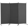 VEVOR Room Divider, 4 Panel Room Dividers and Folding Privacy Screens, Fabric Partition Room Dividers for Office, Bedroom, Dining Room, Study, Freestanding, Grey(Grey)