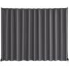 VEVOR Room Divider, Portable Panel Room Divider with Wheels Curtain Divider Stand, Freestanding Room Divider Privacy Screen for Office, Bedroom, Dining Room, Study, Brown(Grey)