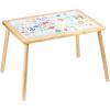 VEVOR Sensory Table for Toddlers, Kids Activity Table with Double-Sided Tabletop & Non-Slip Feet, Indoor/Outdoor Play Activity Table, Wooden Sensory Table for Drawing Studying, Ideal Gift for Boy Girl