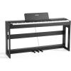 VEVOR Weighted Digital Piano, 88 Keys Fully Weighted, Electric Piano Keyboard with Furniture Stand, Power Adapter, Triple Pedal, Record Function, 280 Tones, Wireless Connection, for Beginners, White(Black)