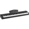 VEVOR Weighted Digital Piano, 88 Keys Fully Weighted, Electric Piano Keyboard with Furniture Stand, Power Adapter, Triple Pedal, Record Function, 280 Tones, Wireless Connection, for Beginners, White(Black  without Stand)