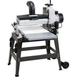 VEVOR 16″ Drum Sander with Stand & Extension Tables, 1.5HP 1720RPM Dual Motor Drum Sander for Woodworking – Variable Speed Conveyor Belt, 4″ Dust Collection Port for Cabinet & Furniture Finishing(16-Inch)