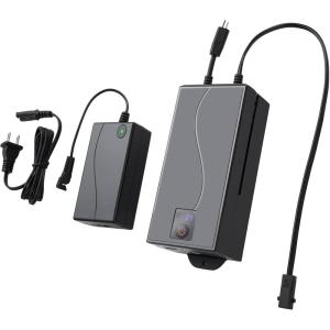 VEVOR Battery Pack for Reclining Furniture, 5000 mAh Rechargeable Recliner Battery, with Universal 2-Pin Connection and LED Display Screen, for Electric Recliner,Sofa,Couch and Lift Chair, NO Charger(5000mAh Battery + Charger)