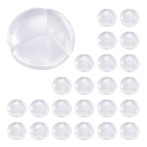 VEVOR Corner Protectors Baby Proofing, 24 Pack, Clear & Transparent Table Corner Guards Covers for Baby Safety, 1.34-inch Depth, 0.28-inch Thickness, Strong Adhesive, Cushion for Furniture Sharp Edges