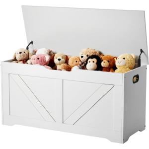 VEVOR Kids Reading Nook Bench, Toddler Bookshelf and Bookcase with Detachable Seat Cushion, 6-Cubby Storage Organizer Bench with 3 Drawers, Ideal for Playroom, Bedroom, Living Room or Entryway, White(White)