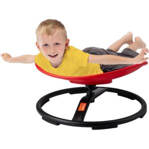 VEVOR Kids Swivel Chair, 220 LBS Capacity, Sensory Spinning Chair, Autistic Kids Sensory Toy with Non-Slip Metal Base, Toddler Sit and Spin for Coordination Balance Focus Training Blue(Red)