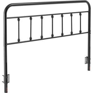 VEVOR Metal Headboard, Queen Size Headboard with Adjustable Height, W59.65 x H40.55 x D1.5 inches, Ideal for Bedroom, Hotel, Homestay, Dormitory, Black(Metal)