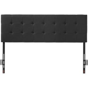 VEVOR Metal Headboard, Queen Size Headboard with Adjustable Height, W59.65 x H40.55 x D1.5 inches, Ideal for Bedroom, Hotel, Homestay, Dormitory, Black(carbon steel)