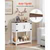 VEVOR Coffee Bar Cabinet, 24 Inch Farmhouse Bar Cabinet with Storage, Movable Coffee Table with Wheels & Mesh Door, Sideboard Buffet for Kitchen, Entryway(31.5 Inch)