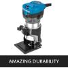VEVOR Compact Router 1.25HP With Fixed Base, Plunge Base and Tilt Base, Variable Speed Wood Router Kit Max Torque 30,000RPM For Woodworking & Furniture Manufacturing(w/ Fixed Base  Plunge Base and Tilt Base)