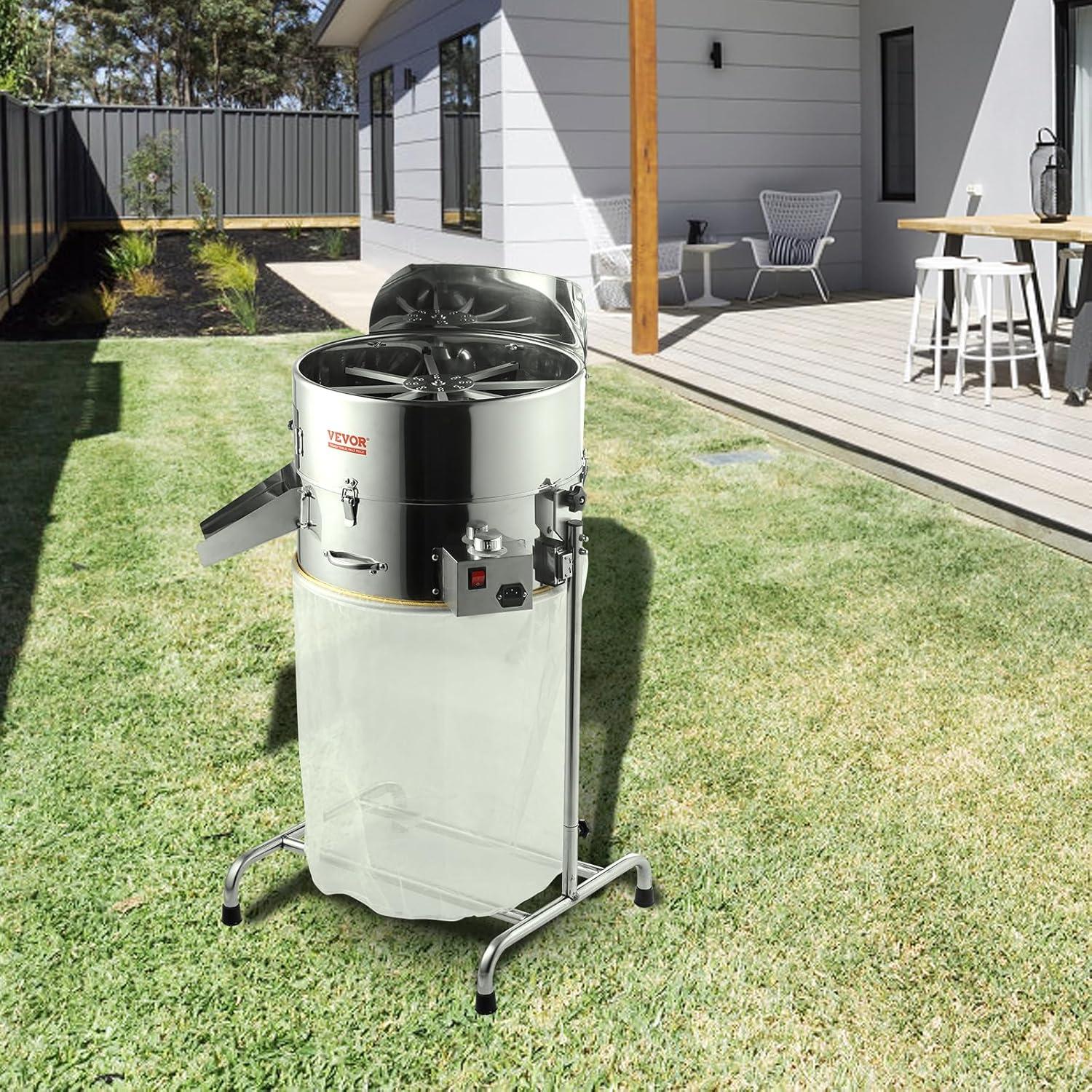 image:imageVEVOR 18 Electric Bud Leaf Trimmer Tillable Trimmer with 60W Adjustable Speed StainlessSteel Blades Mesh Bag amp Hand Pruner for Leaves Bud
