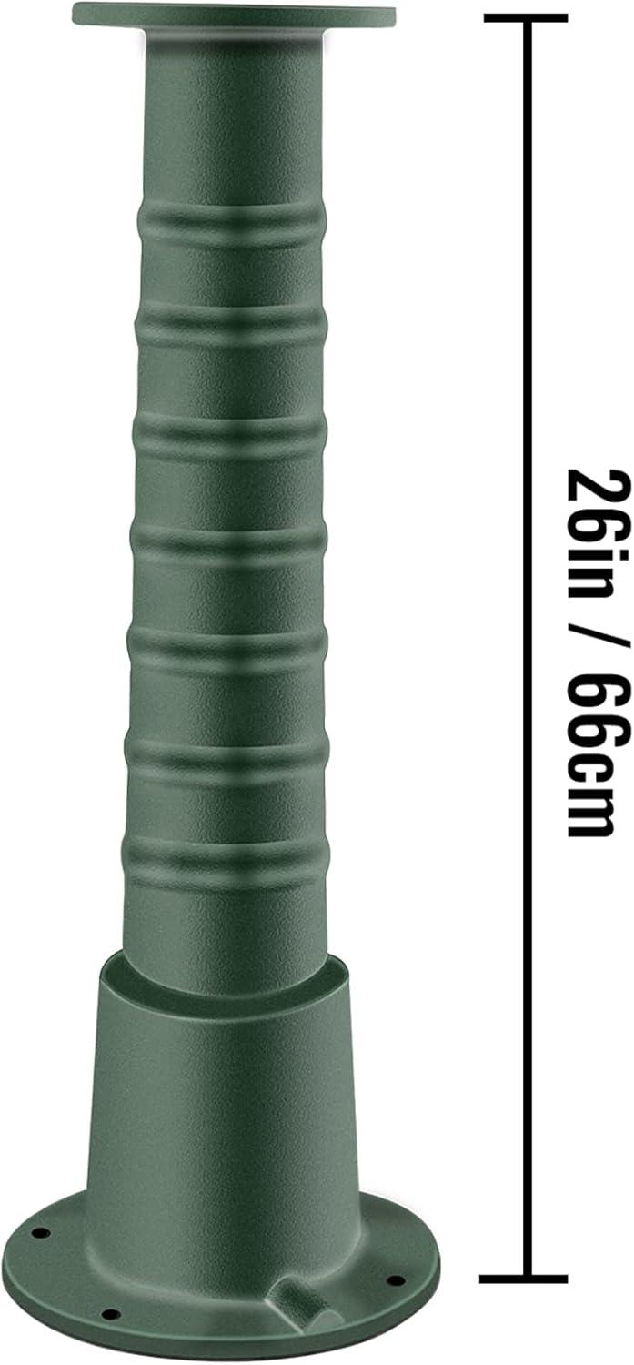 image:imageVEVOR Antique Hand Water Pump 146 x 59 x 256 inch Pitcher Pump wHandle Cast Iron Well Pump wPreset 05 Holes for Easy Installation Old Fashion Pitcher Hand for Yard Ponds Garden BlackGreen