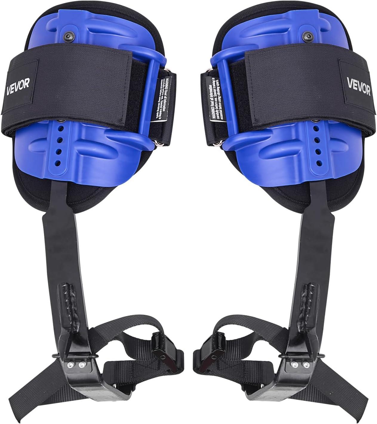 image:imageVEVOR Tree Climbing Spikes 1 Pair HeightAdjustable Climbing Spurs 350lbs Load Capacity Tree Climbing Gear with Straps Arborist Equipment for Climbers Hunting Fruit PickingNavy Blue Basic