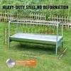 VEVOR 2 in 1 Livestock Hay Feeder, 80-Gallon Capacity, 59″ Long Goat Hay Feeder with Deeper Feeding Pan, Heavy Duty Steel for Sheep Farms Sheds
