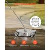 VEVOR 20 Inch Pressure Washer Surface Cleaner, 4000 PSI Stainless Steel Attachment with 4 Wheels, 2 Nozzles, 3/8 Inch Quick Connect and Dual Handle for Concrete, Patio, Sidewalk(Stainless Steel)