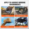 VEVOR Clamp on Debris Forks for 60 inch Buckets, 4560 lbs Loading Weight Pallet Forks for Loader, Tractor Buckets, Skidsteer, for Removing Limbs, Yard Waste and Debris(60″)